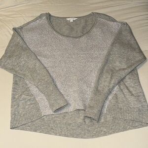 Athleta Frisco Wool Blend Sweater Light Gray Size 1X